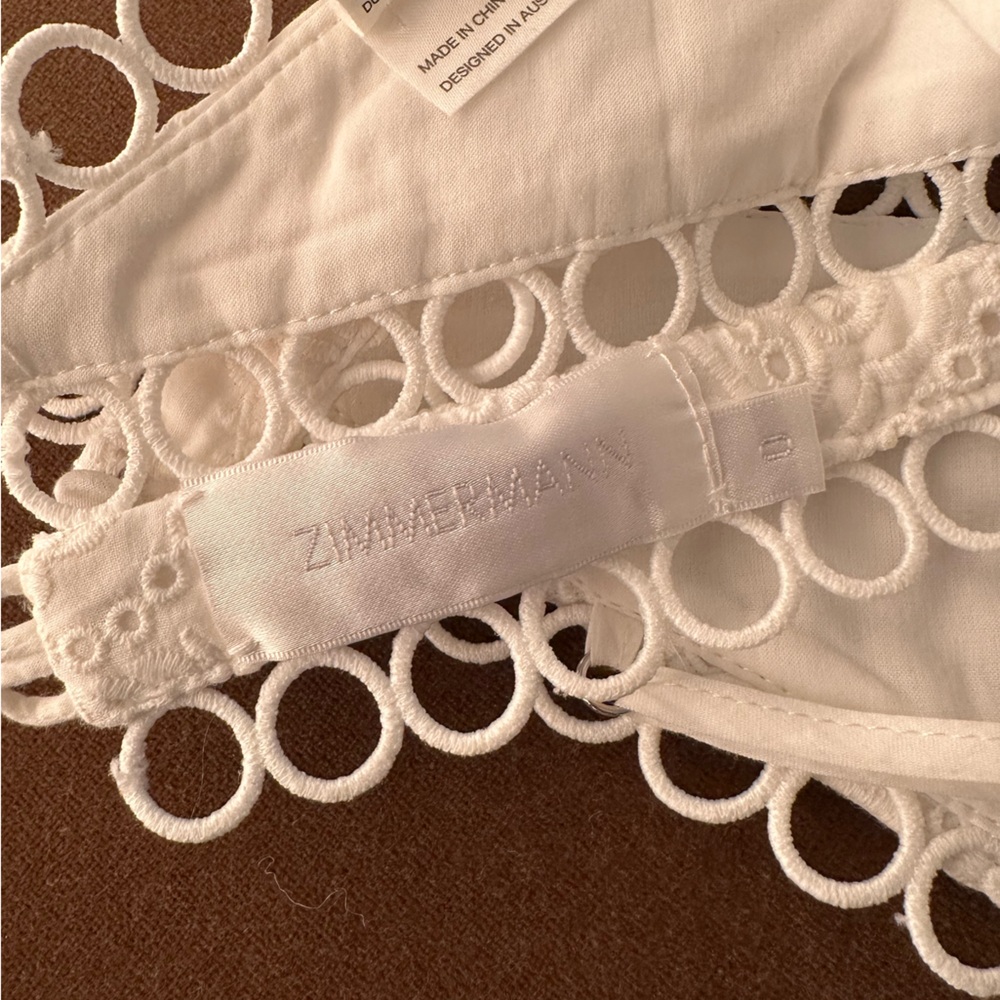 Zimmermann Cotton Lace Bralette Top - Picture 4 of 4